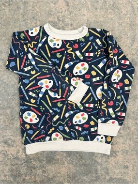 Winter Water Factory Youth French Terry Sweatshirt - Size 8 - Art Supply Print